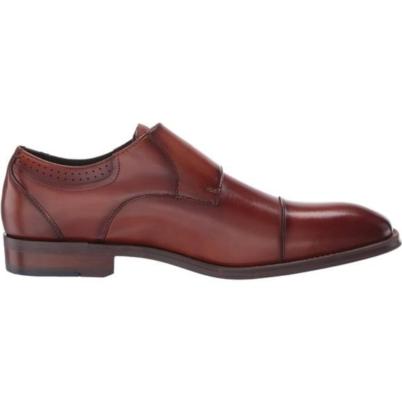 STACY ADAMS Men's Bayne Cap-Toe Double Monk Strap Loafer - Picture 6 of 8